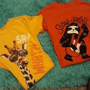 2 Cat &Jack tshirts both sz 6/7